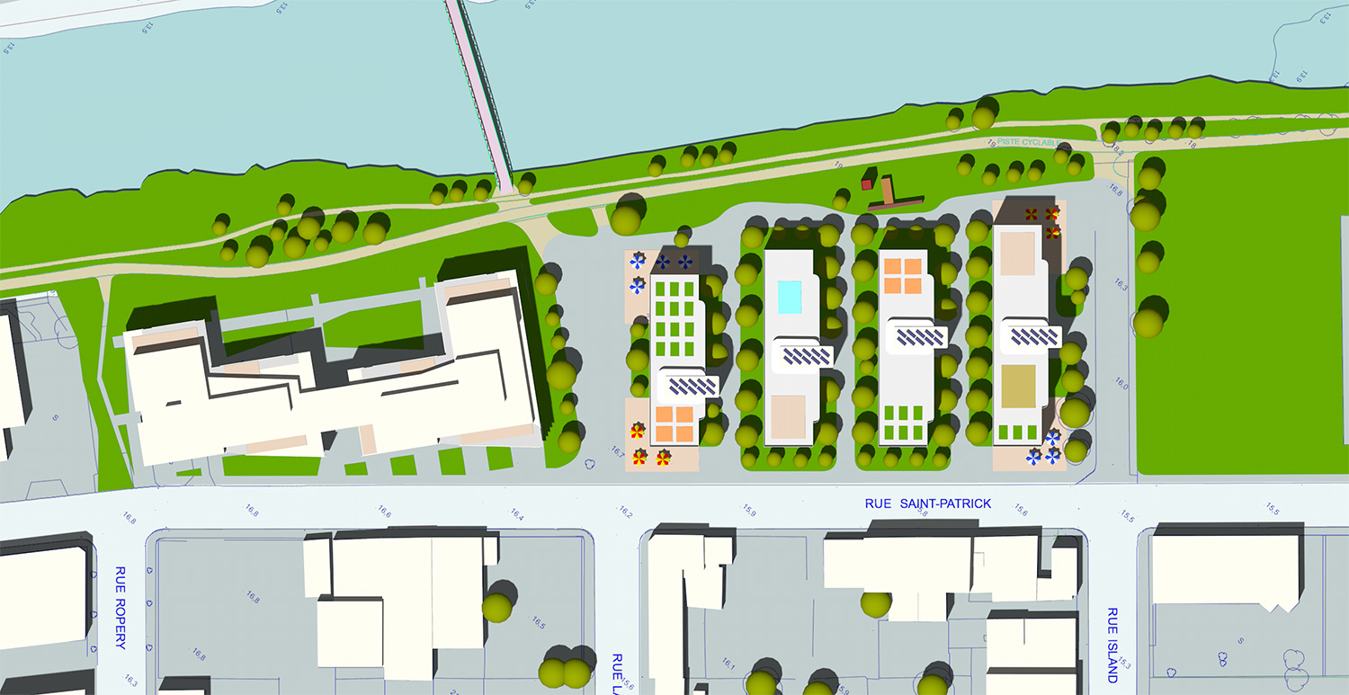 2175 Saint-Patrick  - rev 2017-12 - ensoleillement équitable - nouvelle passerelle 